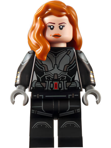 Минифигурка Lego Super Heroes Black Widow - Black Jumpsuit, Printed Arms sh0637 U